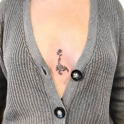 tattoo on boobies|The Ultimate Guide to Sternum Tattoos: Meaningful Art and Care .